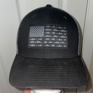 Columbia PFG American Fish Flag Trucker Hat